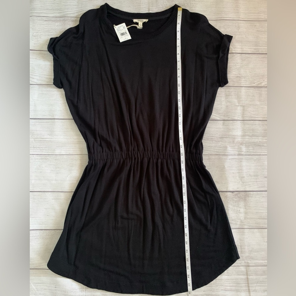 NWT Splendid Women’s Black Short Sleeve Ultra Soft Dress in Size S - Picture 6 of 9